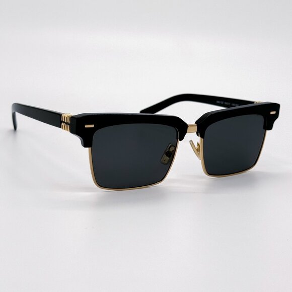 NEW MIU MIU MU10ZS 1AB5S0 WOMEN SUNGLASSES SMU 10Z 1AB5S0 BLACK EYEWEAR MU 10ZS main image 5